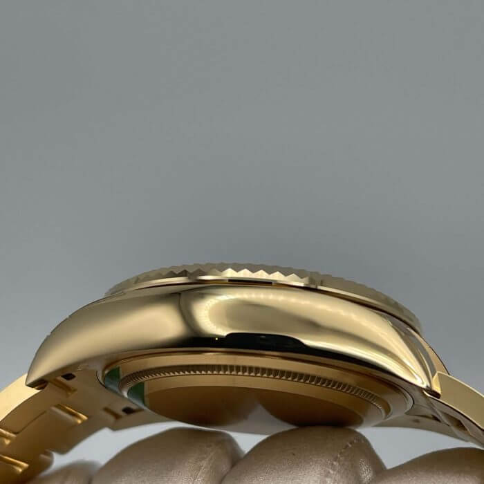 Rolex Sky Dweller Gold Yellow White Dial 42MM fluted-bezel-oyster-bracelet Men's Watch 326938 - Image 5