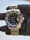 Rolex GMT Master II Batgirl Stainless Steel 40MM Black Dial & Blue/Black Ceramic Bezel Jubilee Bracelet 126710BLNR - Image 2