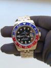 Rolex GMT-Master II “Pepsi” Steel Black Dial & Red/Blue Ceramic Bezel Jubilee Bracelet 126710BLRO High Quality - Image 2