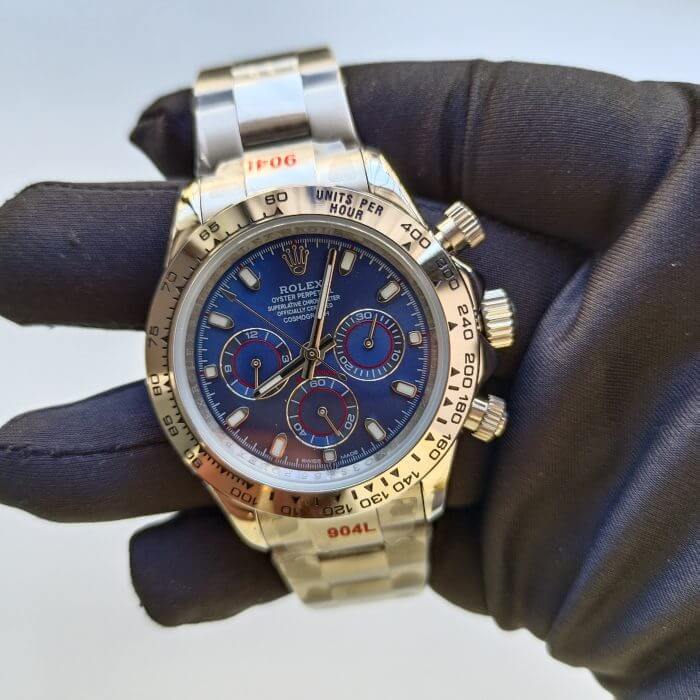 Rolex Daytona White Gold Blue Dial Cosmograph 40 Oyster Men’s Watch 116509 - Image 2