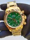 Rolex Daytona Gold 40MM Green Index Dial Yellow Gold Bezel Oyster Bracelet 116508 - Image 2