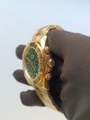 Rolex Daytona Gold 40MM Green Index Dial Yellow Gold Bezel Oyster Bracelet 116508 - Image 11