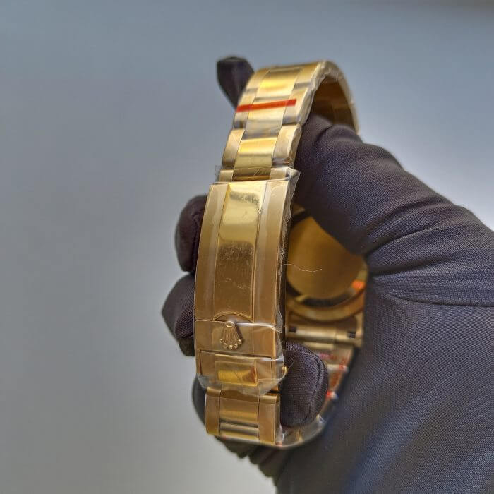 Rolex Daytona Gold 40MM Green Index Dial Yellow Gold Bezel Oyster Bracelet 116508 - Image 12