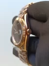 Rolex Day-Date Rose Gold Chocolate Dial 41MM President Fluted Bezel Watch 228235 - Image 10