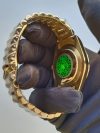 Rolex DayDate Gold Green Roman Dial 41MM President Fluted Bezel Men's Watch - Image 6