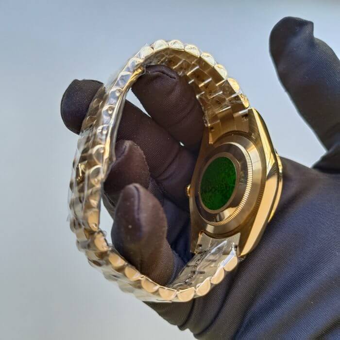 Rolex Day-Date 41mm Replica, Fluted Bezel, Jubilee Bracelet - Image 5