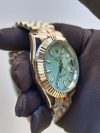 Rolex Datejust Ice Blue Replica Automatic White Gold Watch - Image 3