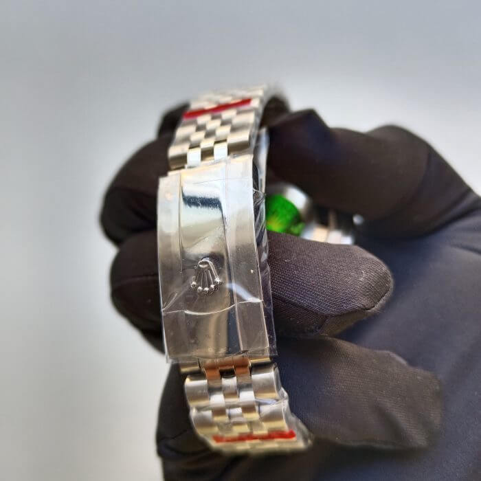 Rolex Datejust Ice Blue Replica Automatic White Gold Watch - Image 4