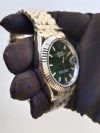 Rolex Datejust 41MM Green Dial Jubilee Replica Watch - Image 3