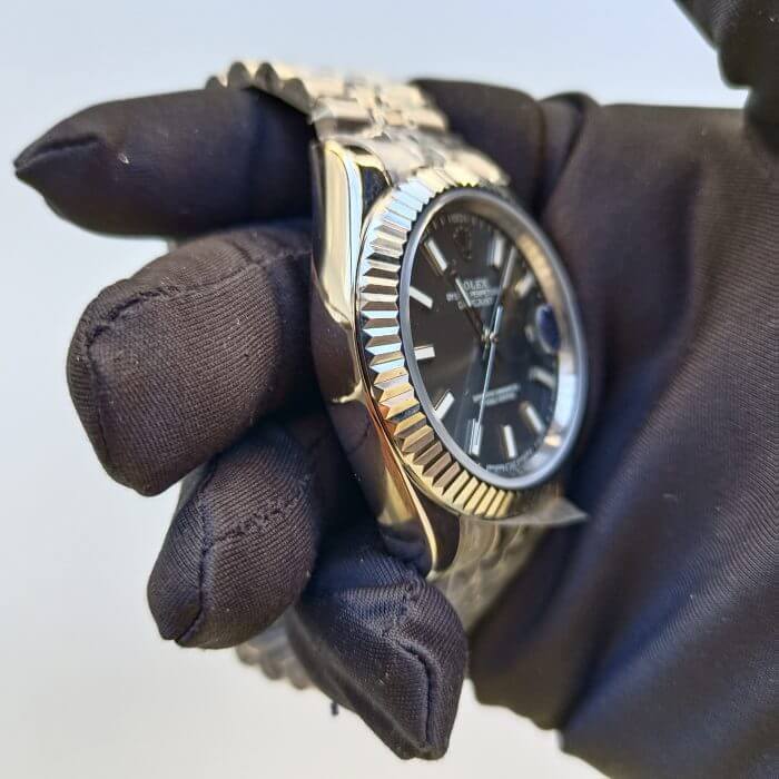 Rolex Datejust 41 Rhodium Jubilee Replica Men's Watch - Image 8
