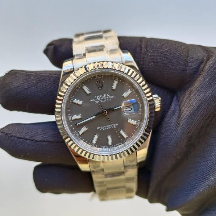 Rolex Datejust 41 Rhodium Dial Replica Watch for Men - Image 2