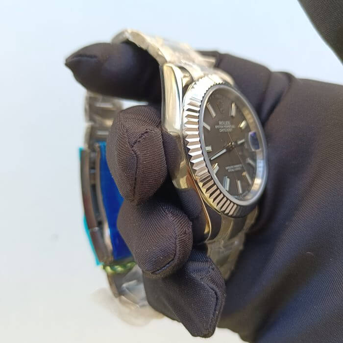 Rolex Datejust 41 Rhodium Dial Replica Watch for Men - Image 3