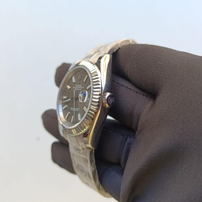 Rolex Datejust 41 Rhodium Dial Replica Watch for Men - Image 8