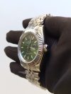 Rolex Datejust Green Palm Motif 41mm Replica Watch - Image 4