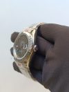 Rolex Datejust 41 Replica Watch with Grey Dial Green Number - Image 4