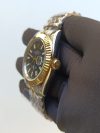 Rolex Datejust 41 Black Dial Gold Replica Watch For Men - Image 6