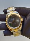 Rolex Wimbledon 41mm Two-Tone Yellow Gold and Steel Replica Watch - Image 2