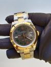 Two Tone Rolex Datejust 41mm Wimbledon Dial Oyster Watch Replica - Image 2