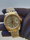Rolex Datejust Champagne Dial 41mm Jubilee Replica Watch - Image 2