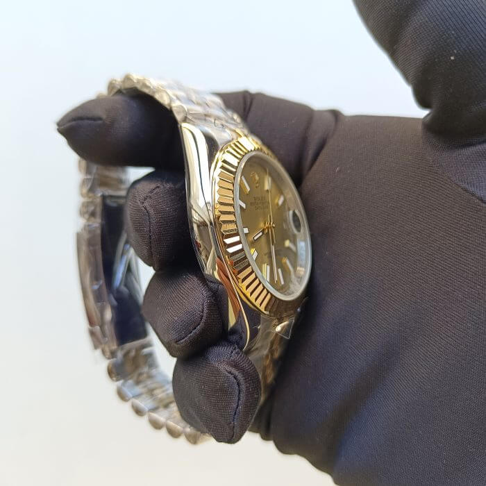 Rolex Datejust Champagne Dial 41mm Jubilee Replica Watch - Image 10