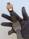 Cartier Santos Rose Gold 100XL Chronograph Large White Dial Leather Belt Men’s Watch - Image 6