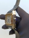 Large White Watch | Cartier Santos 100XL Chronograph | Two Tone Black Leather Belt Watch - Image 4