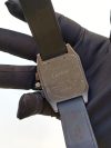 Large White Watch | Cartier Santos 100XL Chronograph | Two Tone Black Leather Belt Watch - Image 5