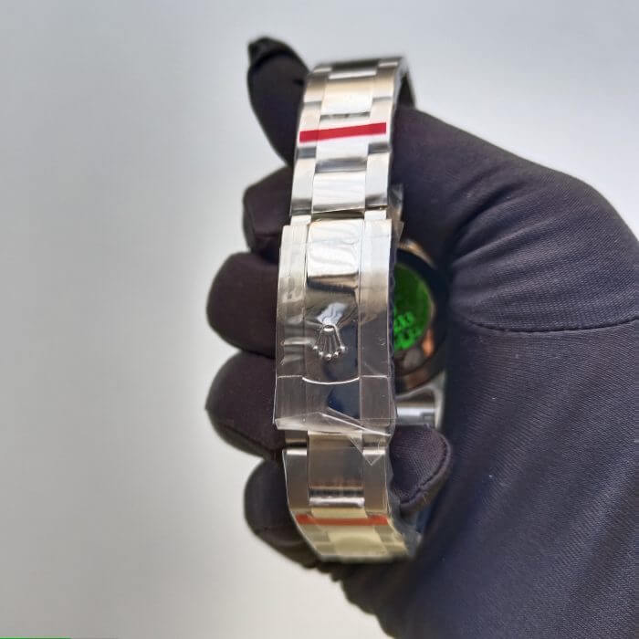 Rolex Sky Dweller Stainless Steel 42MM Black Index Dial Fluted White Gold Bezel Oyster Bracelet 326934 - Image 10