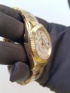 Rolex Sky Dweller Gold Yellow White Dial 42MM fluted-bezel-oyster-bracelet Men's Watch 326938 - Image 8