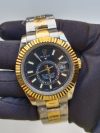 Rolex Sky Dweller Two Tone Black Dial Yellow Gold Bezel Oyster Men's Watch 326933 - Image 2