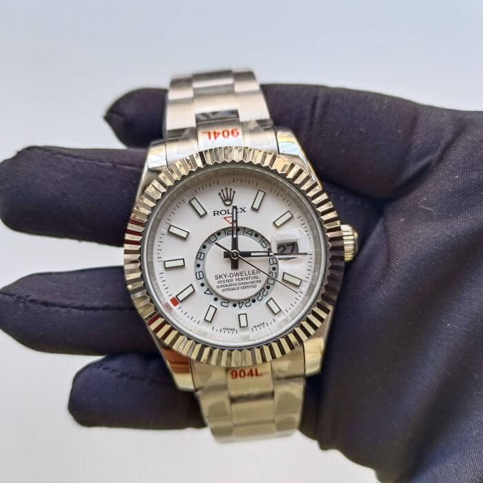 Rolex Sky-Dweller White Gold Automatic Men’s 42MM White Dial Oyster Watch 326934 - Image 2