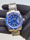 Rolex Submariner Blue White Gold Date 40MM Ceramic Bezel Oyster Bracelet 116619LB - Image 2
