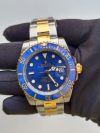 Rolex Submariner Gold Blue Dial 41mm Date Yellow Gold/Steel Ceramic Bezel Oyster Bracelet 126613LB - Image 2