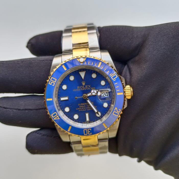 Rolex Submariner Gold Blue Dial 41mm Date Yellow Gold/Steel Ceramic Bezel Oyster Bracelet 126613LB - Image 2