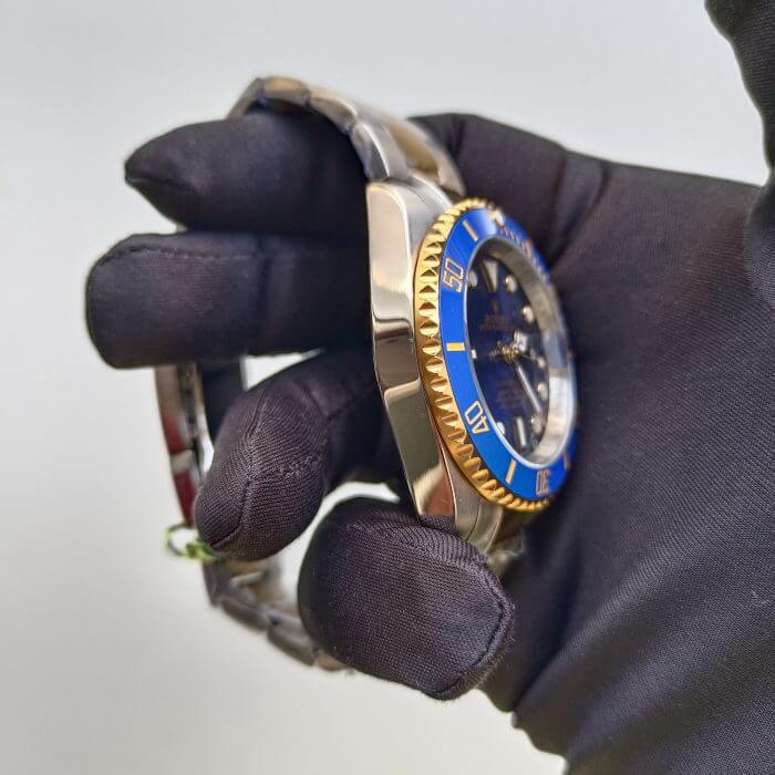 Rolex Submariner Gold Blue Dial 41mm Date Yellow Gold/Steel Ceramic Bezel Oyster Bracelet 126613LB - Image 5