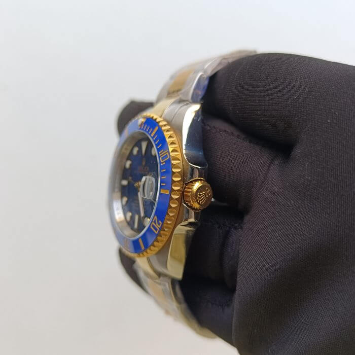 Rolex Submariner Gold Blue Dial 41mm Date Yellow Gold/Steel Ceramic Bezel Oyster Bracelet 126613LB - Image 6