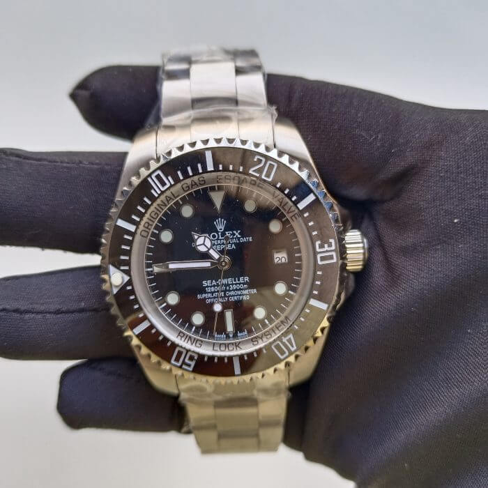Rolex Sea Dweller Black Dial Deepsea 44 Stainless Steel Men's Watch 116660 - Image 2