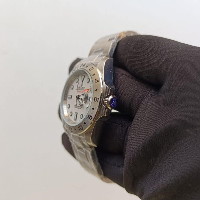 Rolex Explorer II White Dial 42mm "Steve McQueen" GMT Stainless Steel Oyster Bracelet 216570 - Image 4