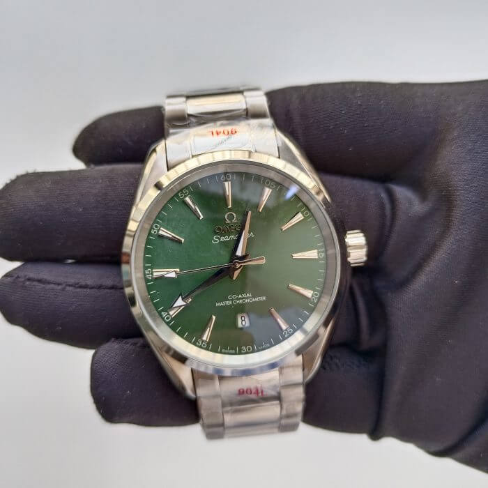 Omega seamaster aqua terra green 150m Co-Axial Master Chronometer 38 MM Men’s Wrist Watch - Image 4