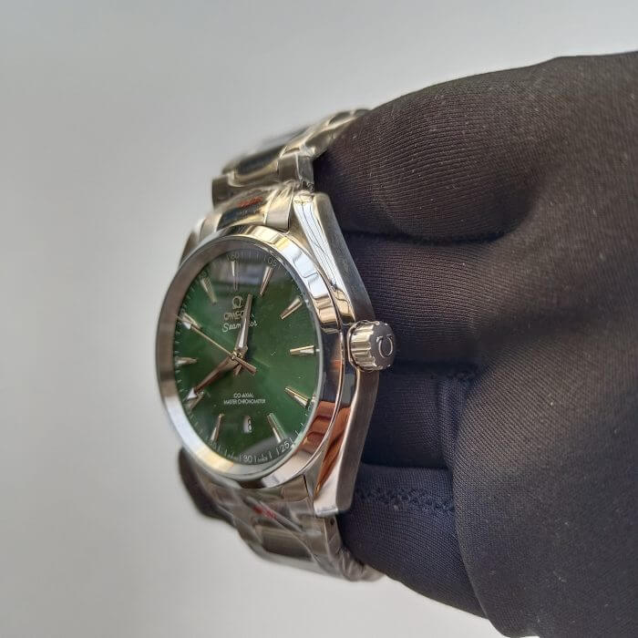 Omega seamaster aqua terra green 150m Co-Axial Master Chronometer 38 MM Men’s Wrist Watch - Image 6