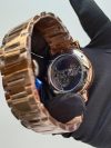 Patek Philippe Skeleton Transparent Automatic Chronograph Men's Watch White Dial, Rose gold Strap - Image 6