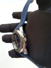 Patek Philippe Aquanaut Blue Strap Silver Case Men’s Wrist Watch - Image 5