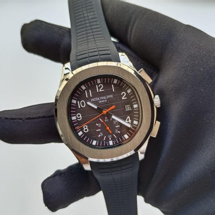 Patek Philippe Aquanaut Chronograph 5968A-001 Black Dial Watch - Image 2