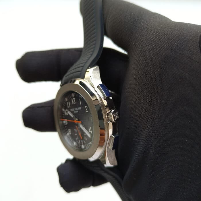 Patek Philippe Aquanaut Chronograph 5968A-001 Black Dial Watch - Image 7