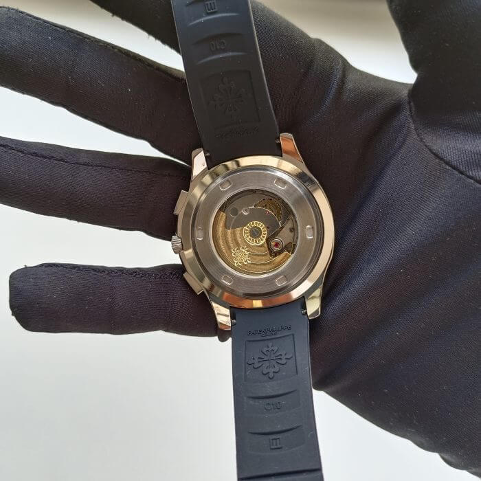 Patek Philippe Aquanaut Chronograph 5968A-001 Black Dial Watch - Image 8