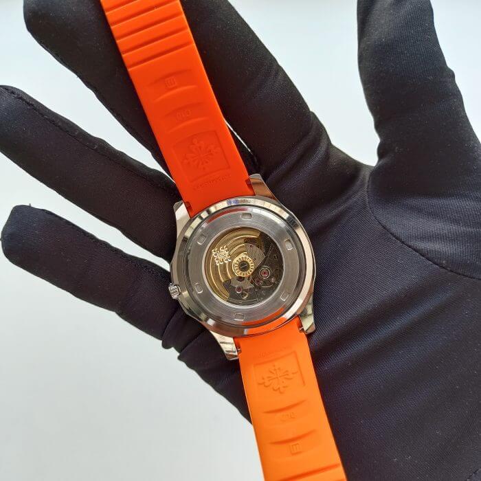 Patek Philippe Aquanaut 40MM Black Embossed Date Stainless Steel with Rubber Strap - Image 12