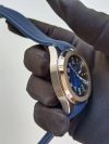 PATEK PHILIPPE AQUANAUT BLUE DIAL & STRAP WHITE GOLD WATCH - Image 6