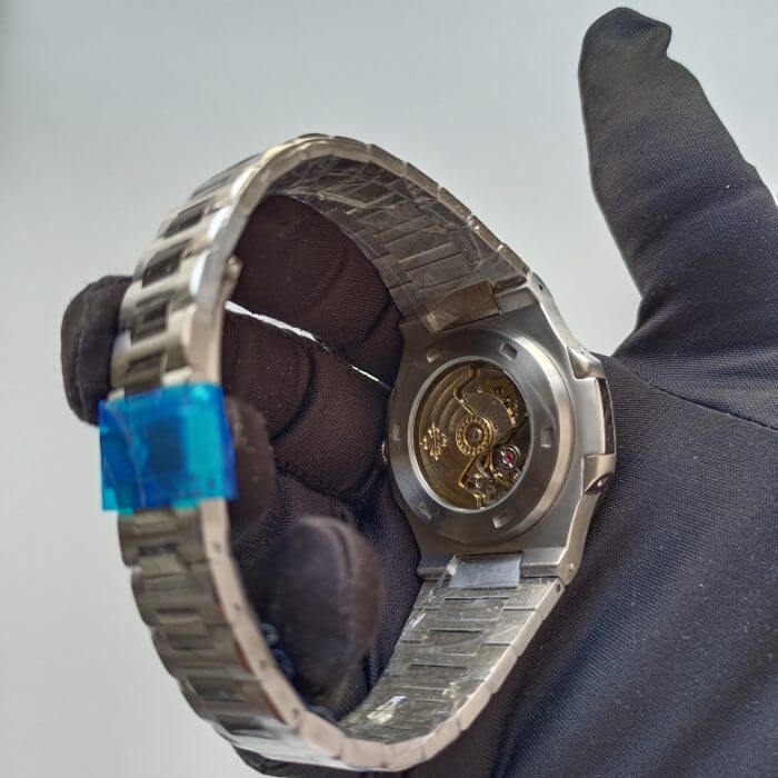 Patek Philippe Watch Black face dial | Nautilus | Steel bracelet - Image 6