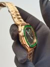 Patek Philippe Green Emerald Watch 40.5MM Rose gold Diamond - Image 3