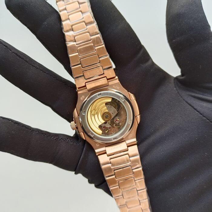 Patek Philippe Green Emerald Watch 40.5MM Rose gold Diamond - Image 6